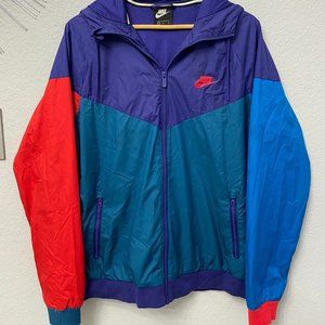 Nike Multi-Color Windbreaker - Size L